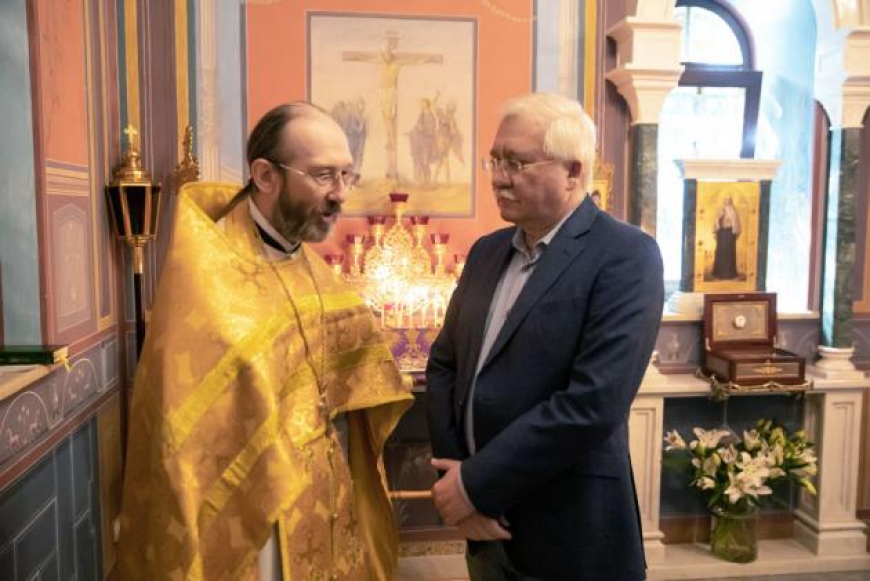 Игорь Ашурбейли принял участие в престольном празднике храма святой Елисаветы в Покровском-Стрешневе