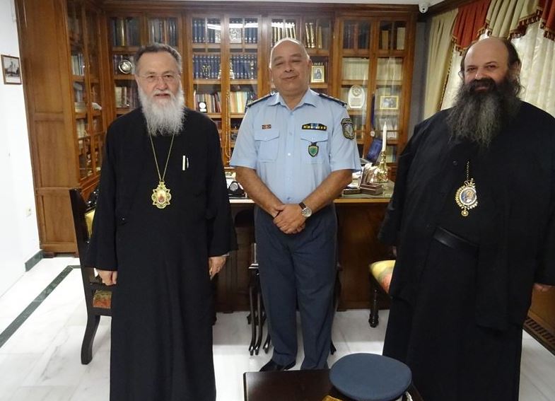 O Αστυνομικός Διευθυντής Κορινθίας στην Μητρ.Κορίνθου