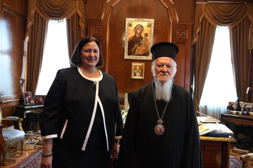 The new Consul General of the United States in Istanbul Visits the Ecumenical Patriarchate