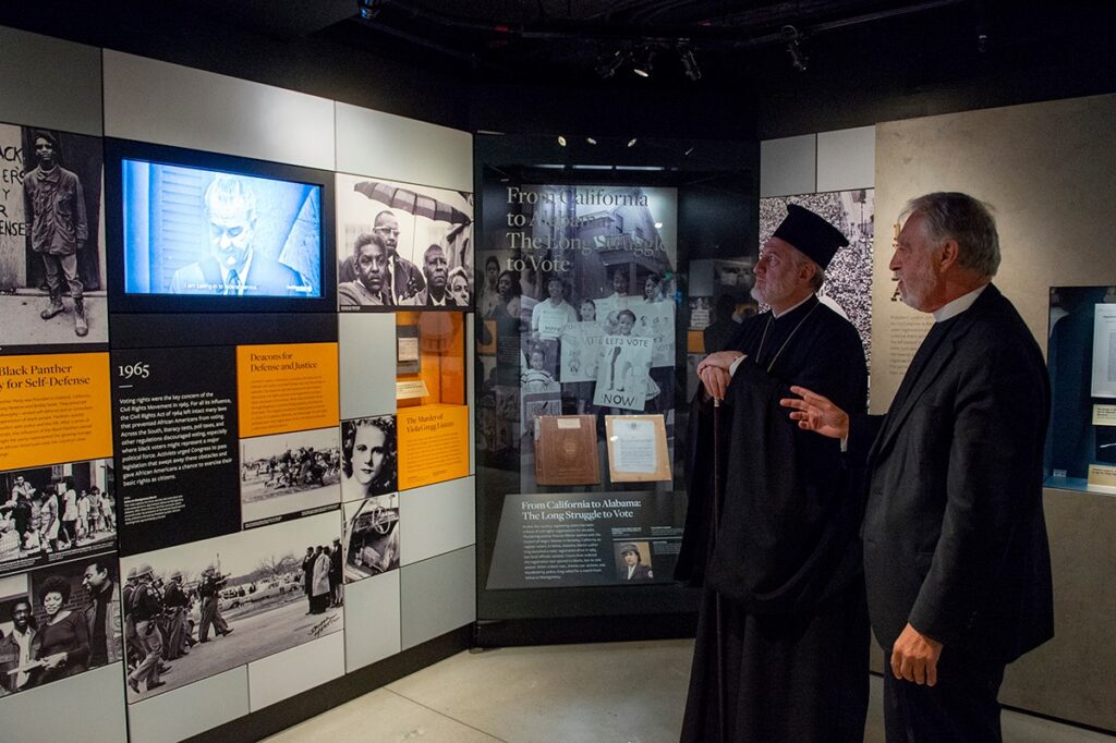 Archbishop Elpidophoros attends concluding reception at the National Museum of African American History and Culture