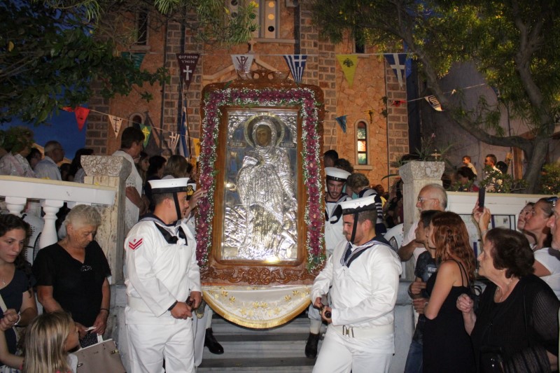Πάνδημος εορτασμός της Αγίας Μαρίνας στη Λέρο