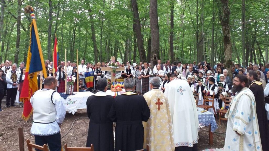 Muzeul ASTRA: A fost pusă piatra de temelie pentru reconstruirea bisericii de secol XVIII din Vința