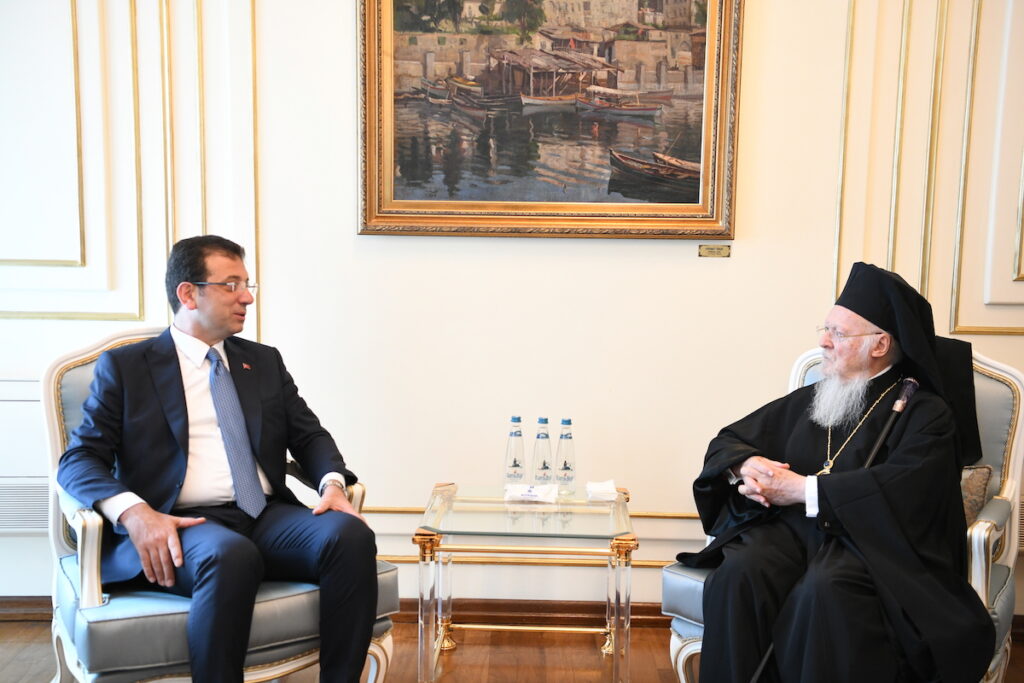 Ecumenical Patriarch meets with Ekrem İmamoğlu