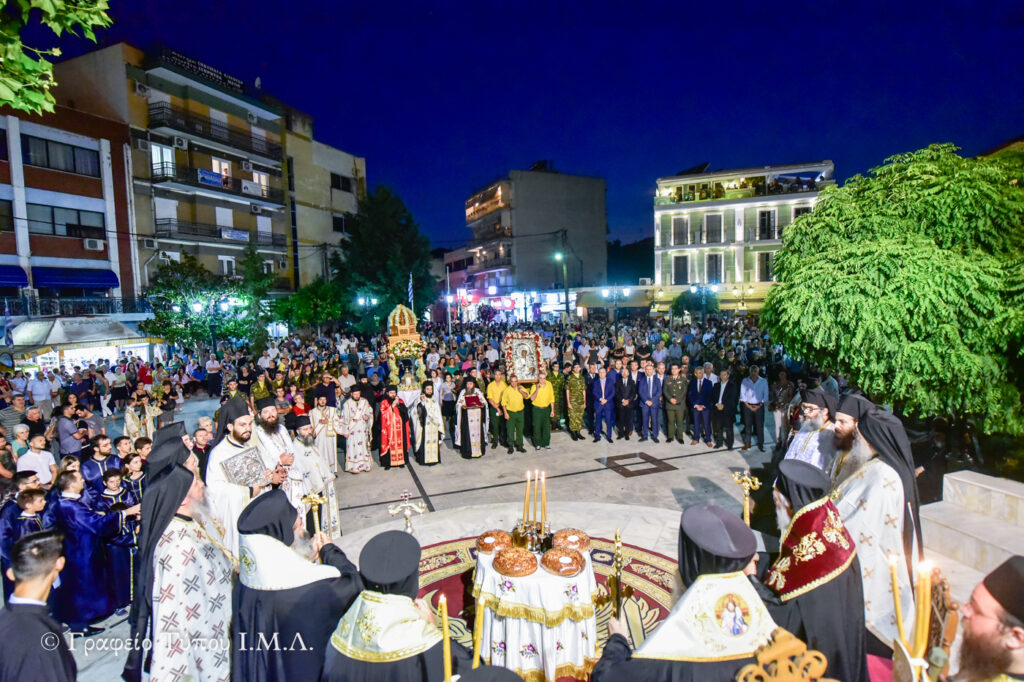 Η πόλη του Λαγκαδά τίμησε την Αγία Παρασκευή