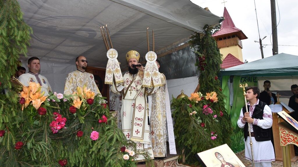 Episcopul Lucian a sfințit lăcașul de cult al Parohiei Nașterea Maicii Domnului din orașul minier Anina