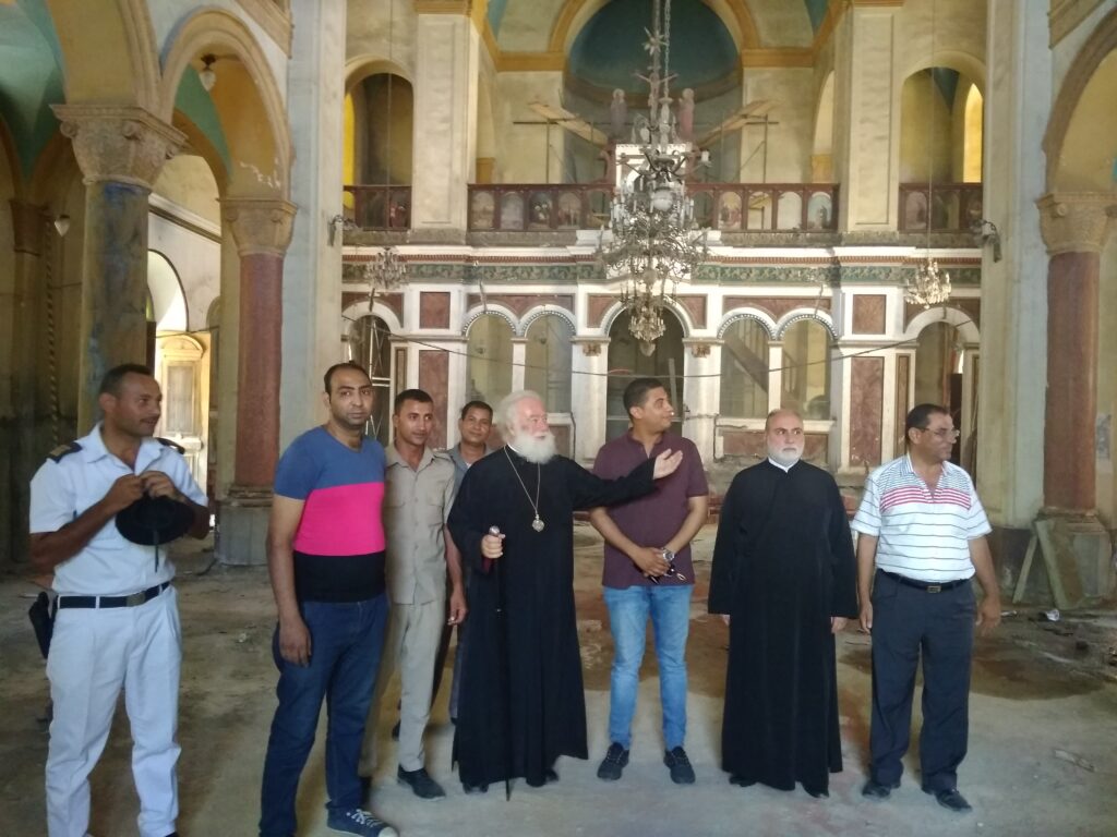 Η ανακαίνιση της Αγίας Αικατερίνης του Σουέζ