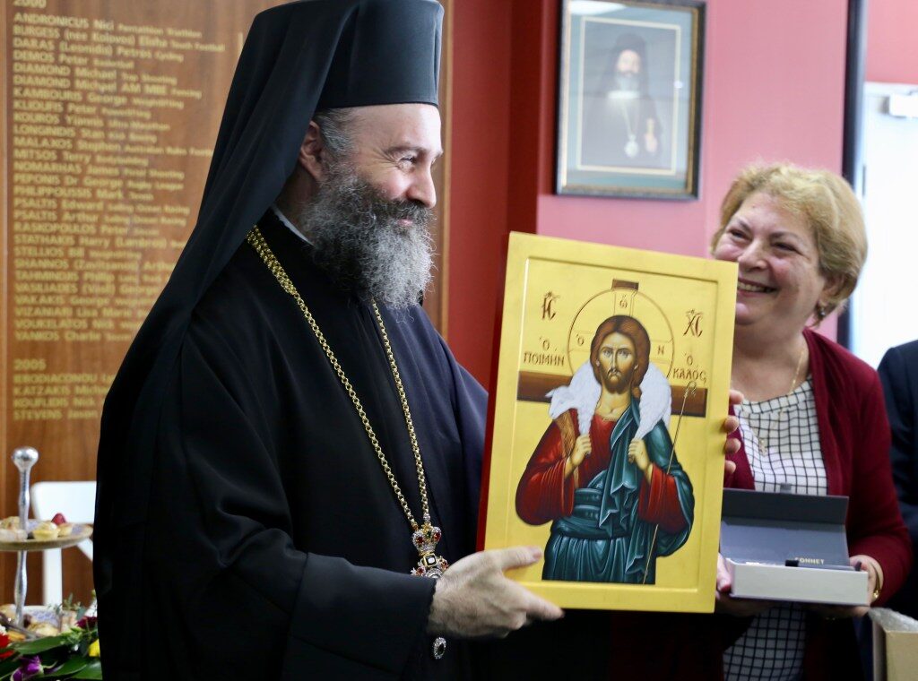 Visit of His Eminence Archbishop Makarios at the Greek Welfare Center, Sydney (VIDEO)