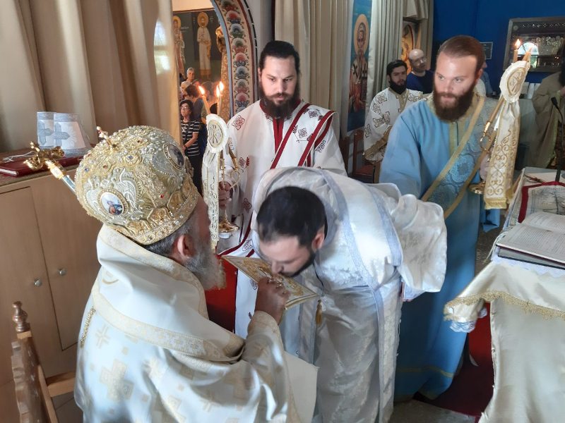 Χειροτονία διακόνου στην Μητρόπολη Χαλκίδος