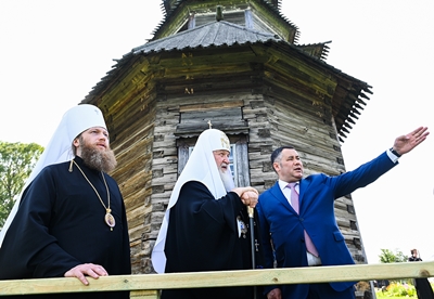 Святейший Патриарх Кирилл посетил храмы Торжка