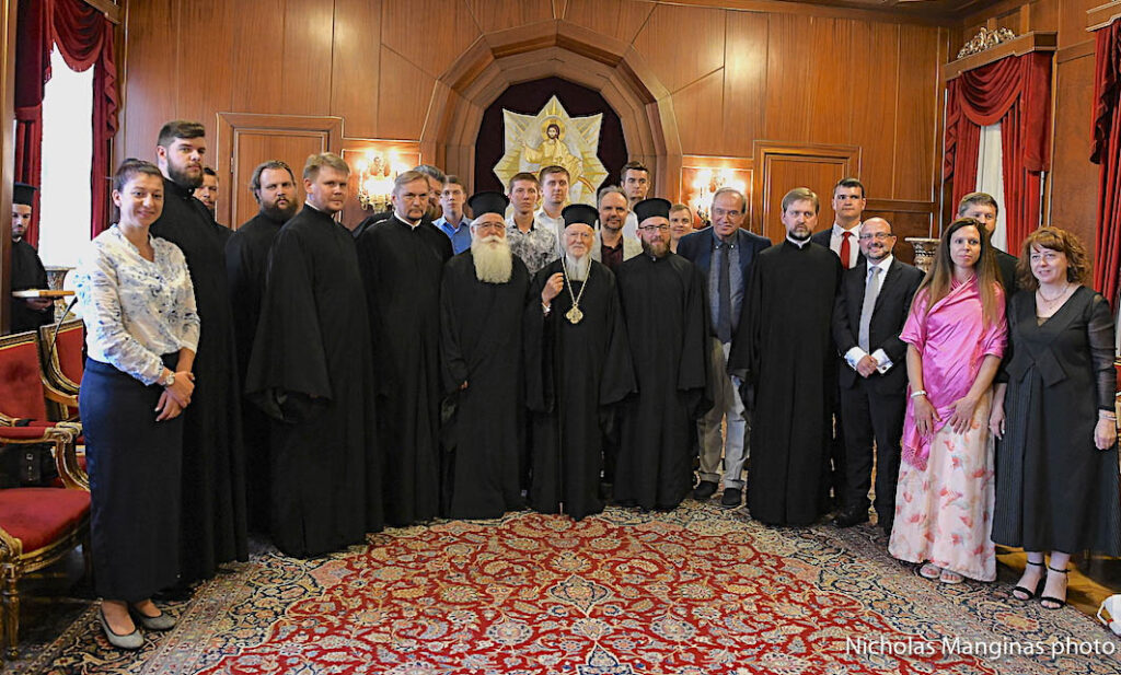 Ecumenical Patriarch Bartholomew Receives Teachers and Students from Ukrainian Theological Schools