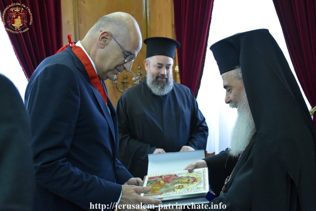 Ο ΥΠ.ΕΞ. της Ελλάδος στο Πατριαρχείο Ιεροσολύμων