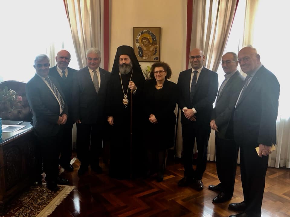 Επίσκεψη Κυπρίων στον Αρχιεπίσκοπο Αυστραλίας