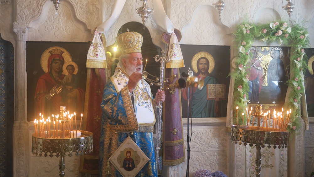 Κυριακή στην Ι.Μ. Αγίας Ειρήνης στα Αποίκια της Άνδρου