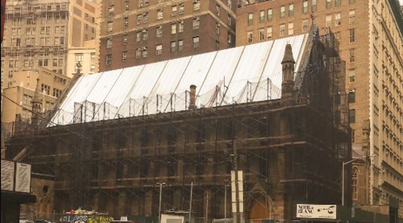 Nave Roof of St Sava Cathedral in New York City is completed