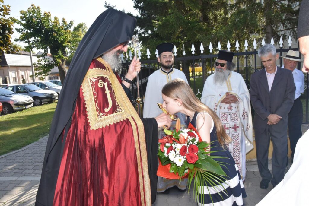Епископ мохачки освештао темељe Светосавског дома у Чуругу