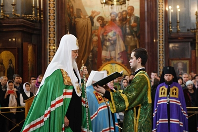 Слово Святейшего Патриарха Кирилла при вручении архиерейского жезла Преосвященному Силуану (Никитину), епископу Петергофскому