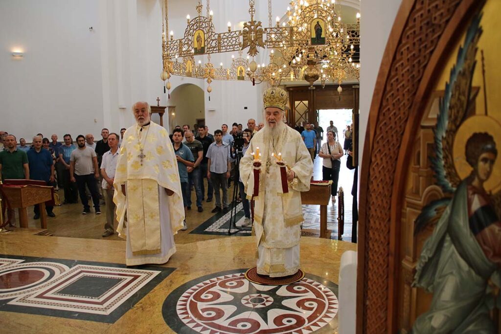 Патријарх служио у храму Светог Димитрија