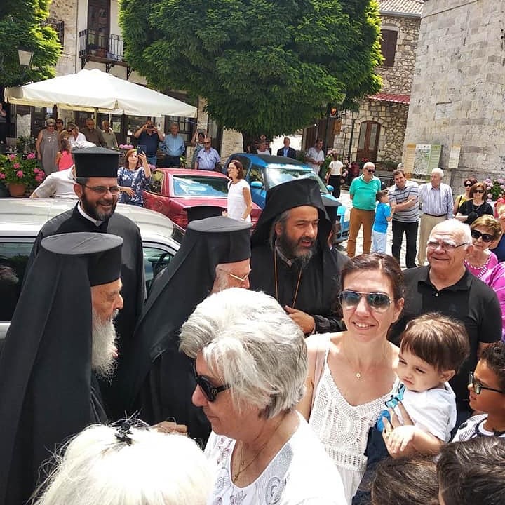 Archbishop of Albania visits Metropolis of Gortyna & Megalopoli