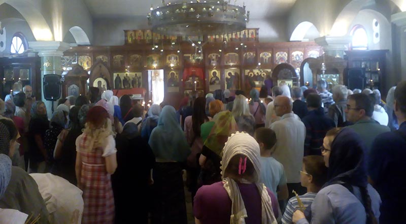 Празници у руском храму у Београду