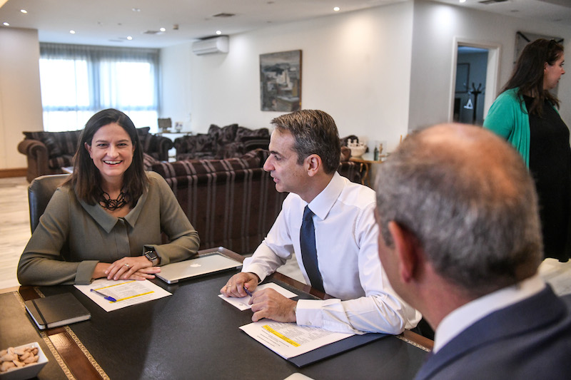 Στο υπουργείο Παιδείας ο Κ. Μητσοτάκης