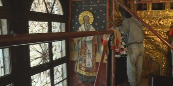 Restoration of the iconostasis began in the chapel of the Rila Monastery