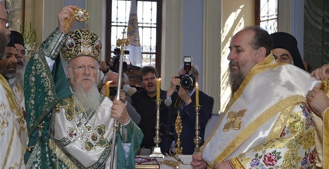 Στη Ι.Μ. Αγίας Τριάδος Χάλκης ο Οικ. Πατριάρχης