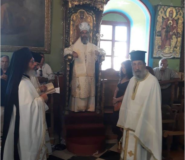 Ο Μητροπολίτης Σύμης στη Χάλκη