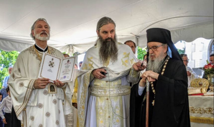 Archbishop Demetrios, former of America Receives Highest Honor of the Serbian Orthodox Church