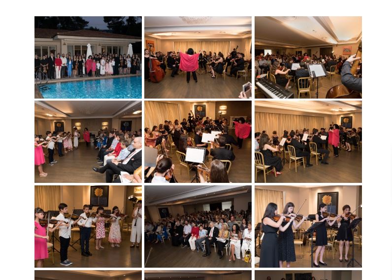 Η Παιδική Νεανική Συμφωνική Ορχήστρα στο Ekali Club
