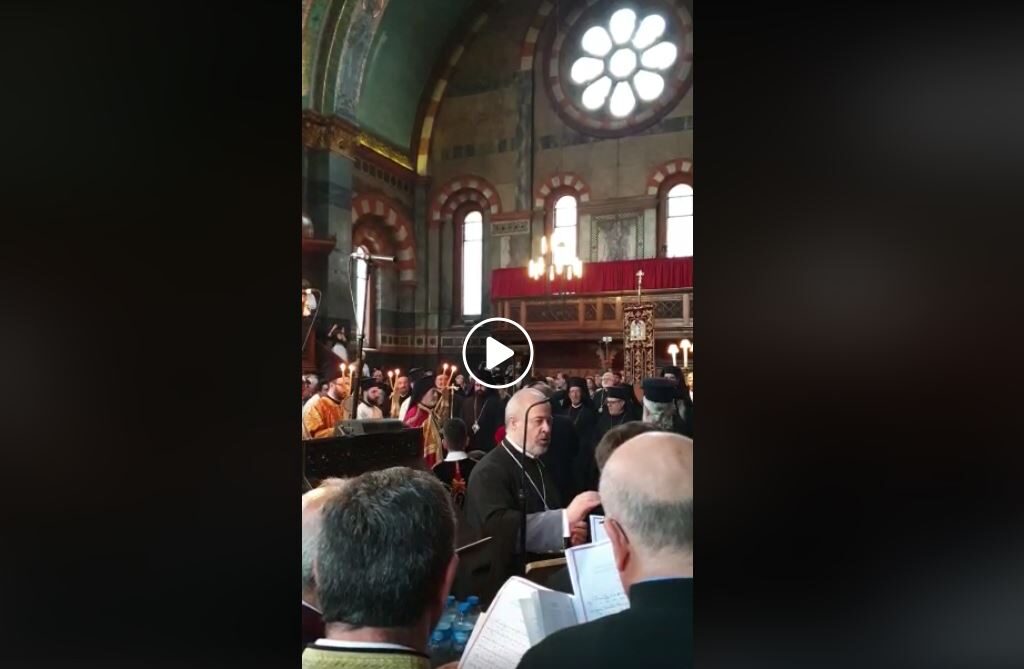 Ο Πολυχρονισμός του νεοενθρονισθέντος Αρχιεπισκόπου