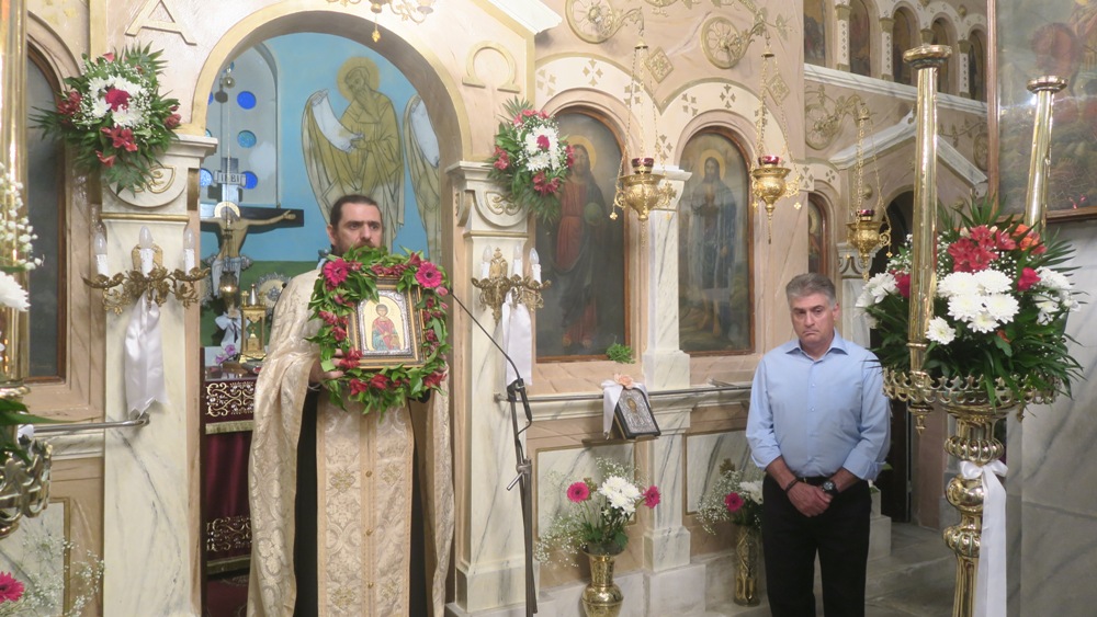 Η ιερά μνήμη του Αγίου Παντελεήμονος στην Άνδρο