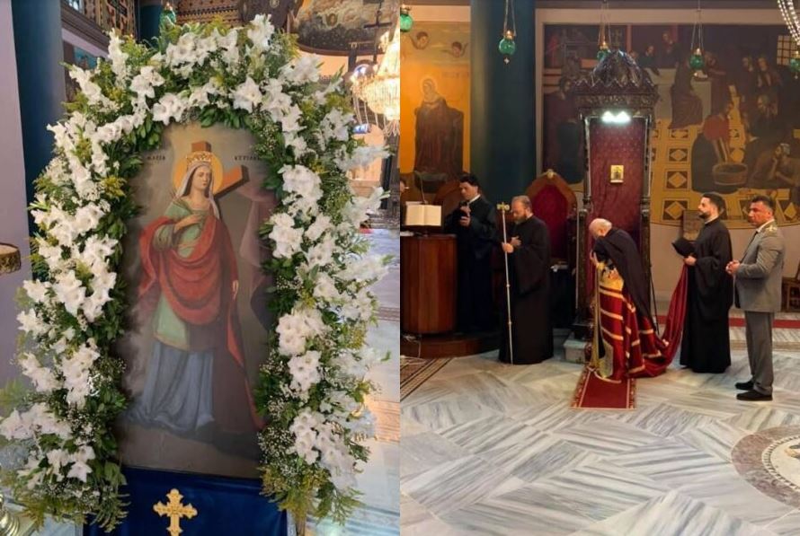 Ο Παναγιώτατος στην Αγία Κυριακή Κοντοσκαλίου