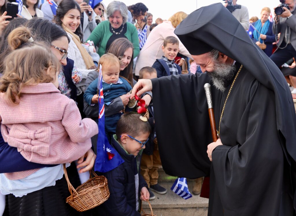 Ο Αρχιεπ. Αυστραλίας στο Ελληνικό Κέντρο Προνοίας