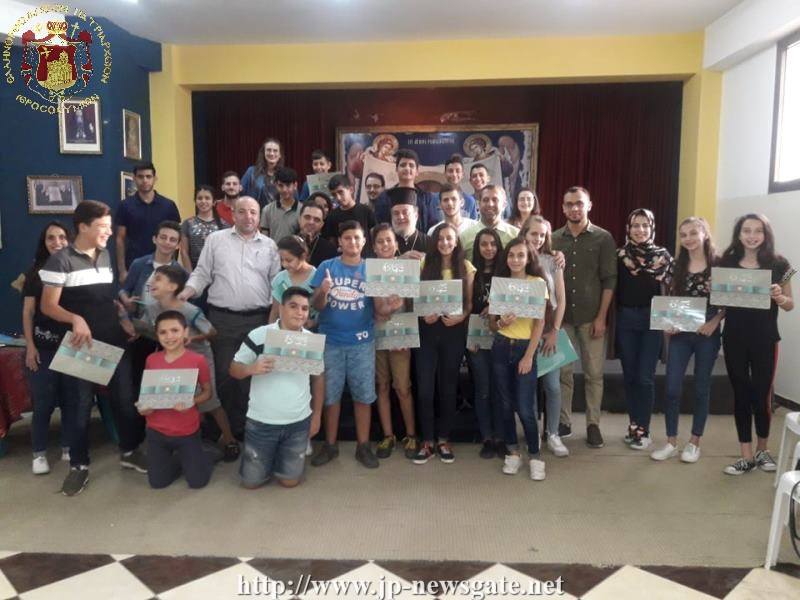 Ο Αρχιεπ. Τιβεριάδος στη τελετή αποφοίτησης στη Γάζα