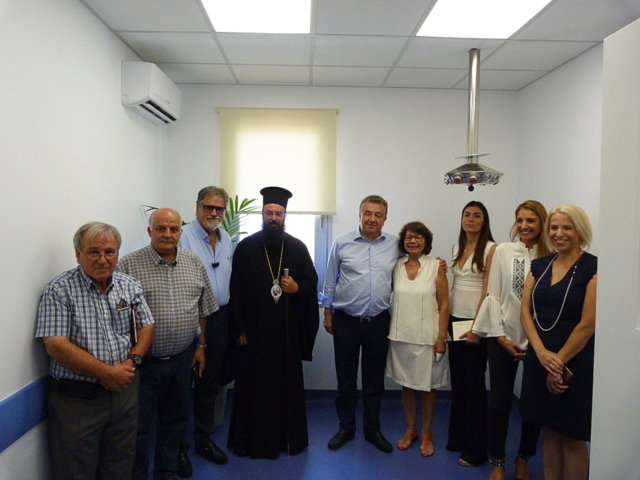 Ο Μητρ. Πέτρας στα Εγκαίνια της ανακαινισμένης Γαστρεντερολογικής Κλινικής του Νοσοκομείου Αγ. Νικολάου