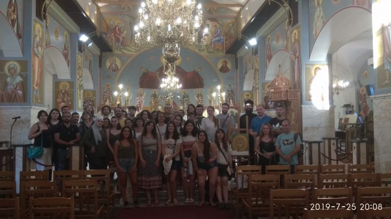 Φοιτητές από τη Γρανάδα στον Ι.Ν. Αγ. Αναργύρων Δράμας