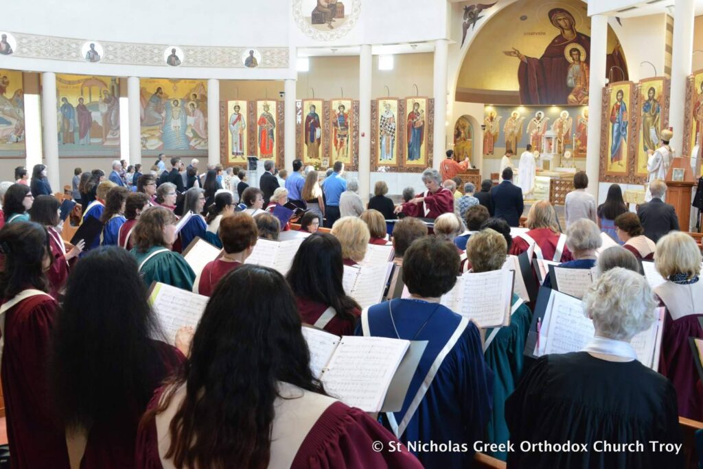 Ψαλμωδίες στον Άγιο Νικόλαο του Μίσιγκαν