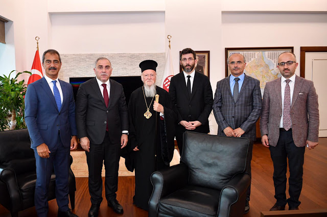 Τον Δήμαρχο του Φατίχ επισκέφθηκε ο Οικ. Πατριάρχης
