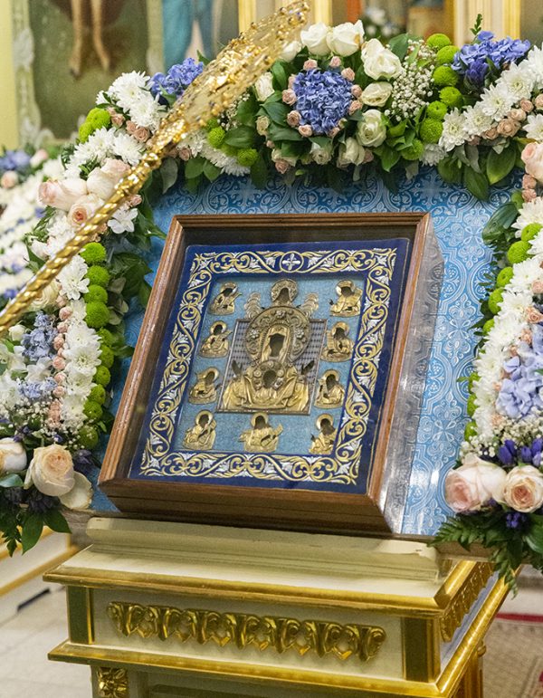 The visit of the Kursk Root Icon of the Mother of God “of the Sign” to the Saratov Metropoliate concludes