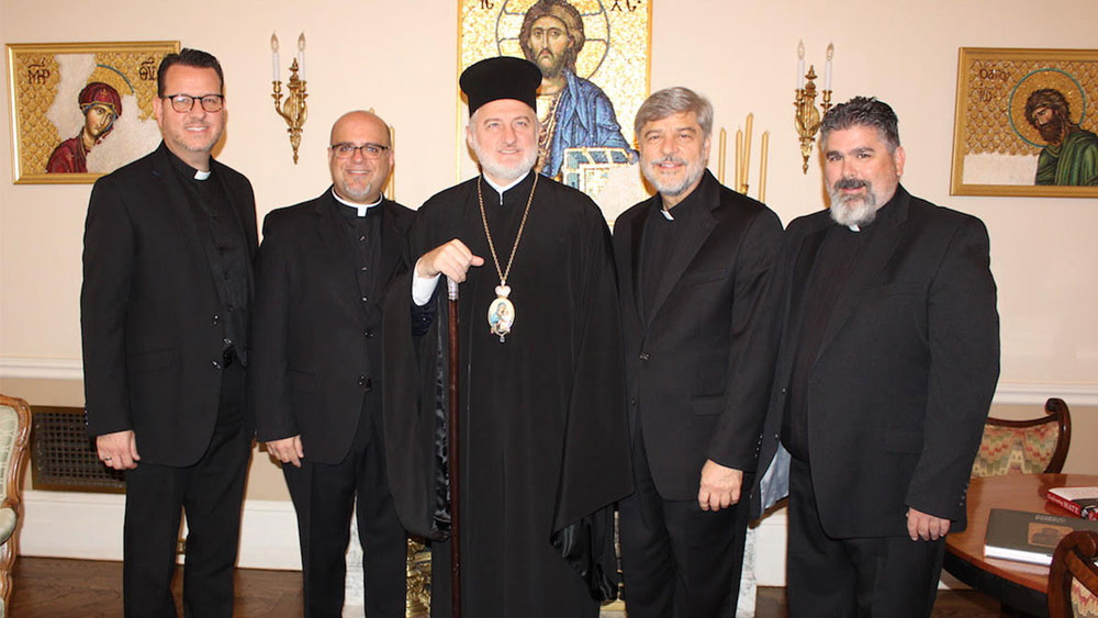 Συνάντηση Αρχιεπ. Αμερικής με τον Σύνδεσμο Ιερέων