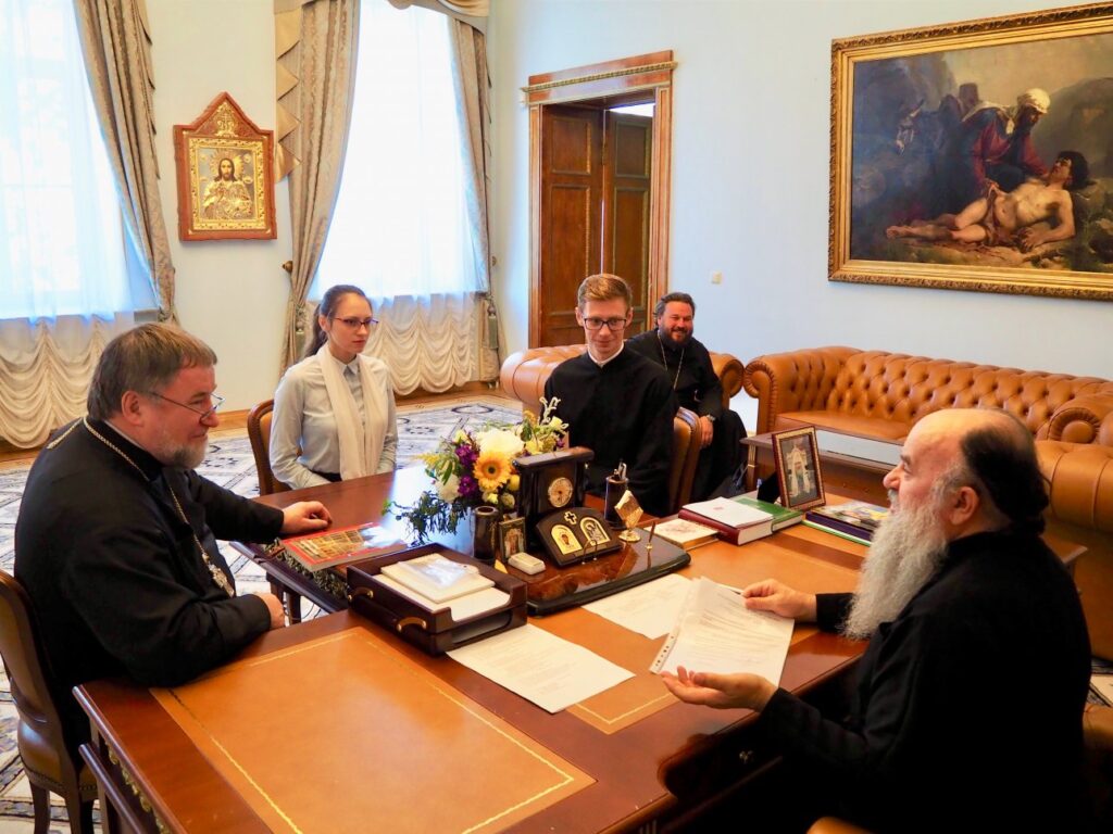 Митрополит Варсонофий встретился с кандидатом в сан диакона Владимиром Букаевым