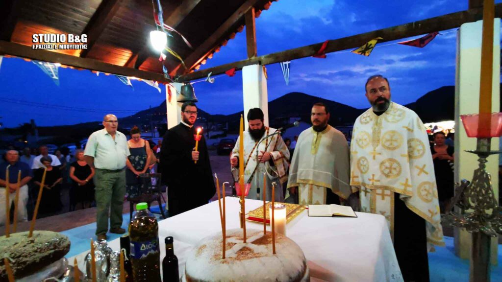 Η εορτή της Μεταμορφώσεως του Σωτήρος στα Λευκάκια Ναυπλίου