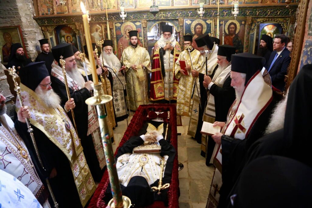 Reposed Metropolitan of Tyroloi & Serention laid to rest – (PHOTOS)