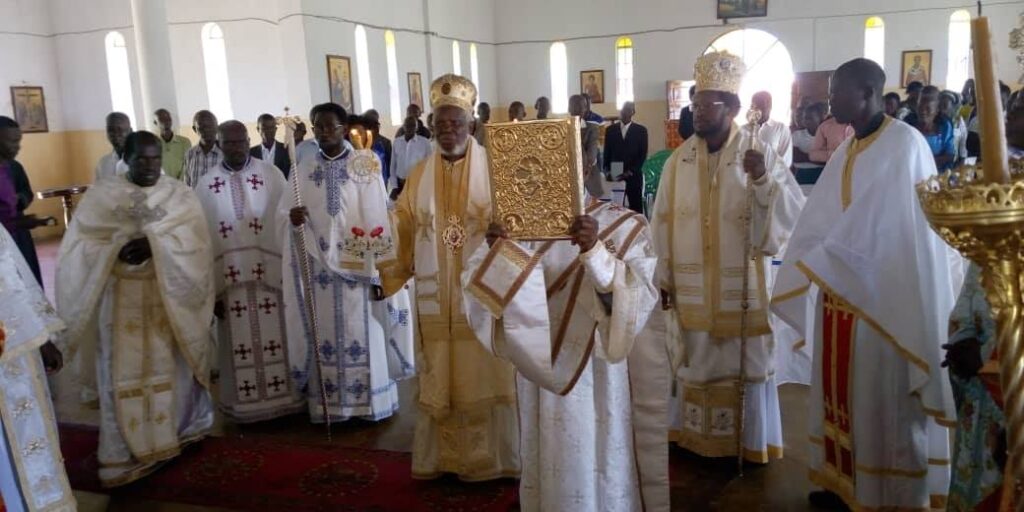 His Eminence Metropolitan Jonah Lwanga and His Grace Bishop Silvester Kisitu celebrated the Holy Liturgy at the Holy Resurrection Orthodox Parish in Namayingo