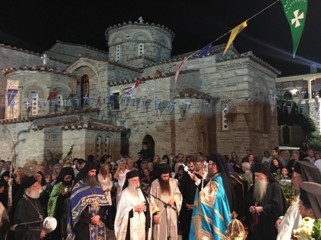 Ο Μητρ.Μεγάρων στην Ιερά Μονή του οσίου Μελετίου στον Κιθαιρώνα