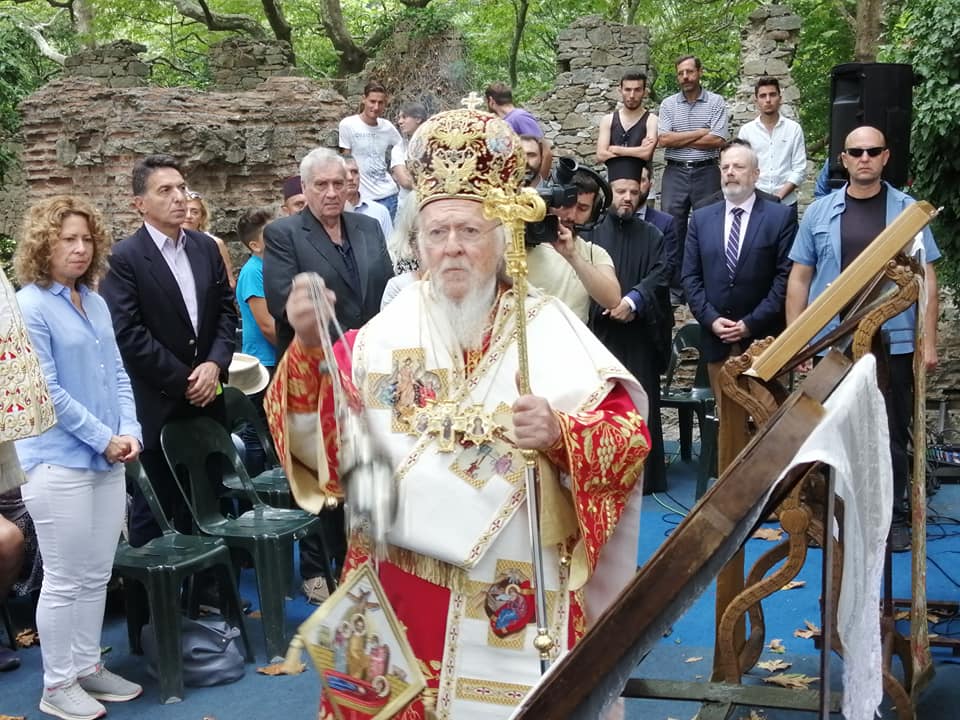 Ο Οικ. Πατριάρχης στην ιστορική Μονή στην Κύζικο
