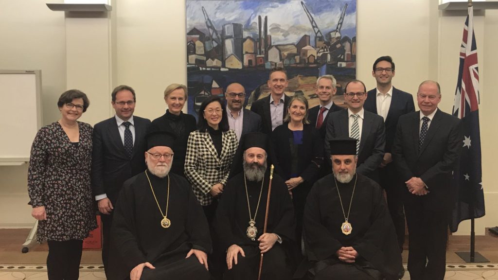 His Eminence Archbishop Makarios of Australia meets with Federal MPs
