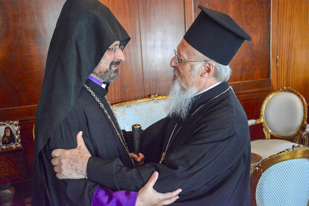 The Vicar of the Armenian Patriarchate in Constantinople visits the Ecumenical Patriarchate