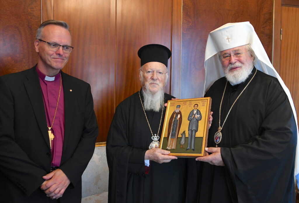 The Archbishop of the Orthodox Autonomous Church of Finland and the Lutheran Archbishop of Finland Visit Ecumenical Patriarchate