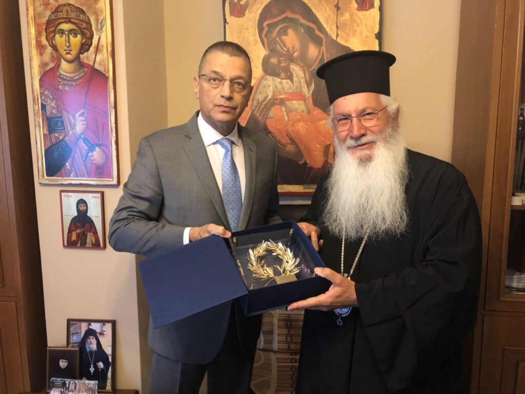 Επίσκεψη Υφυπουργού Εθνικής Άμυνας στον Μητρ. Θηβών